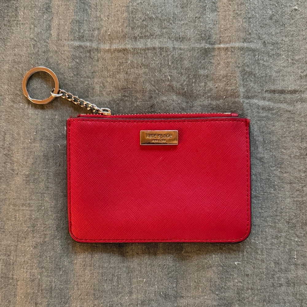 Kate Spade Vibrant Red Card Pouch